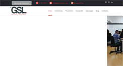 Desktop Screenshot of gslprevencion.com