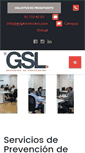 Mobile Screenshot of gslprevencion.com